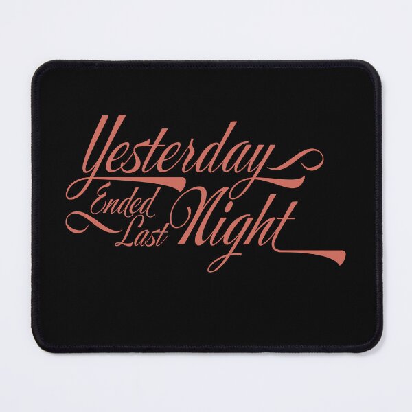Item preview, Yesterday Ended Last Night designed and sold by John MacPherson Allan.