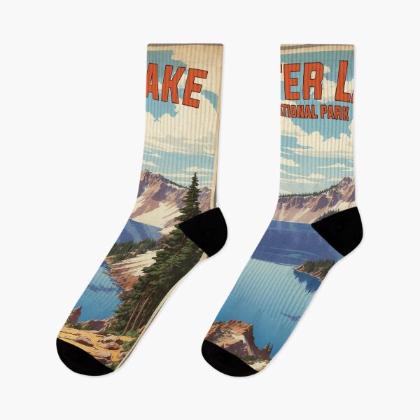 Item preview, Crater Lake National Park USA Vintage Travel Tourism  designed and sold by TravelersGems.