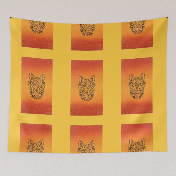 Item preview, Minimalist Sunset Fox Geometric designed and sold by lycancorvus.