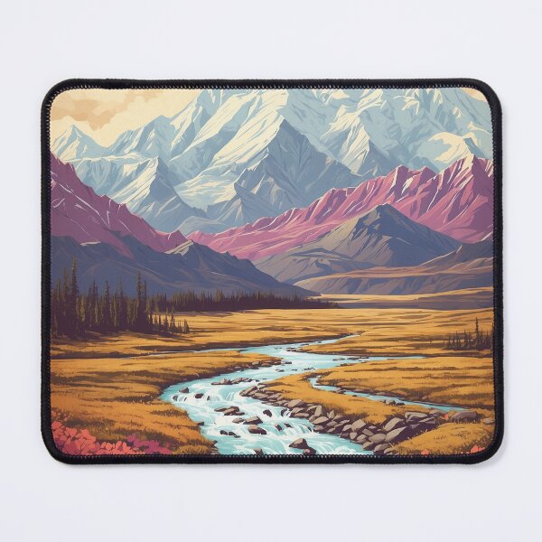 Item preview, Denali National Park USA Vintage Travel Tourism  designed and sold by TravelersGems.