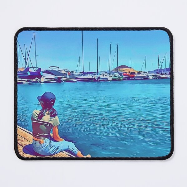 Item preview, feet dangling in lake mead marina waters designed and sold by thesamesky.