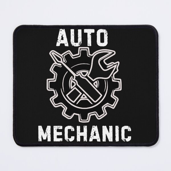 Item preview, Black and White Auto Mechanic Design designed and sold by AlienOccupation.
