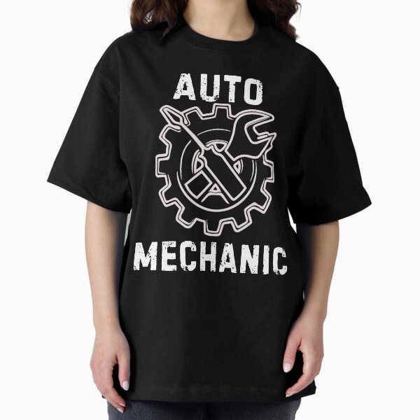 Item preview, Black and White Auto Mechanic Design designed and sold by AlienOccupation.