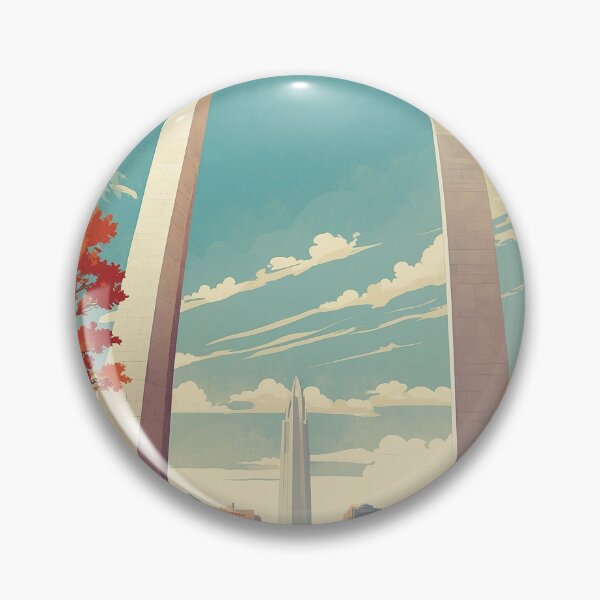 Item preview, Gateway Arch National Park USA Vintage Travel Tourism  designed and sold by TravelersGems.
