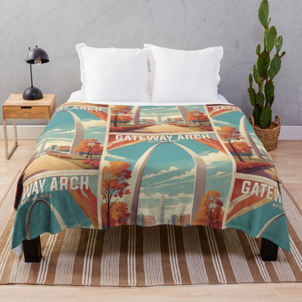 Item preview, Gateway Arch National Park USA Vintage Travel Tourism designed and sold by TravelersGems.