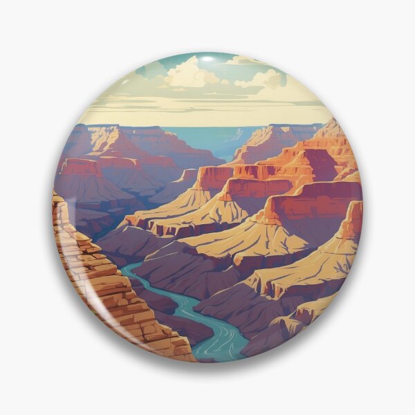 Item preview, Grand Canyon National Park USA Vintage Travel Tourism  designed and sold by TravelersGems.