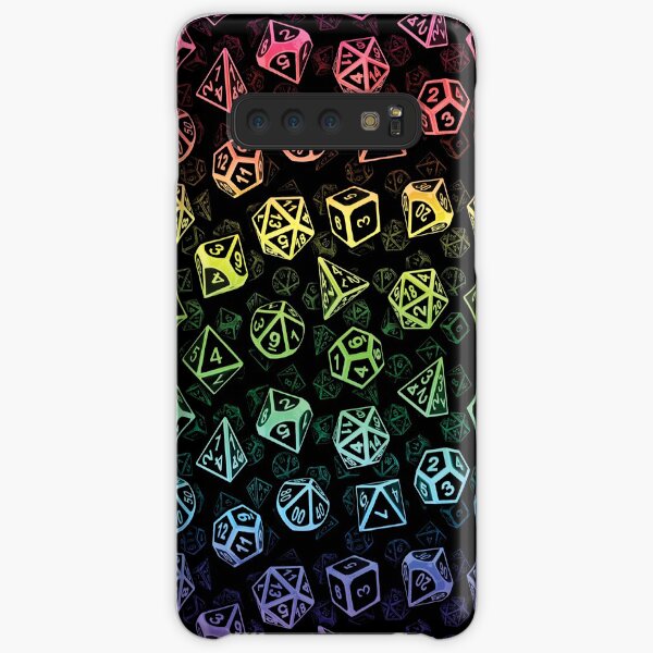 D20 Dice Set Pattern (Rainbow) Samsung Galaxy Snap Case
