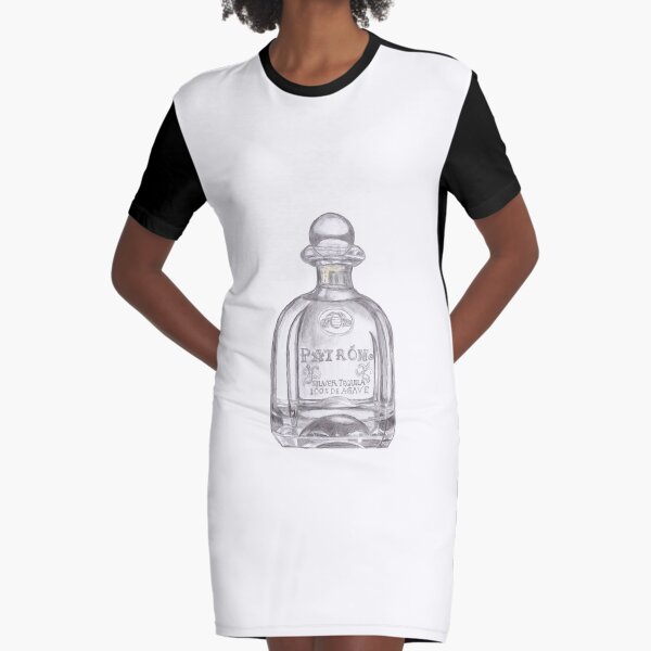 Patron Tequila Bottle T-Shirt Graphic T-Shirt Dress