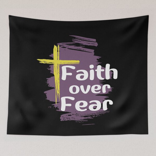 Item preview, Faith Over Fear | Christian Sayings designed and sold by bible-prints.