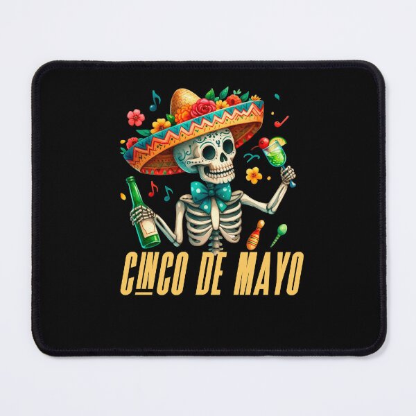 Item preview, Cinco De Mayo Mexican Fiesta 5 De Mayo Skull Mexican Hat designed and sold by smartrocket.