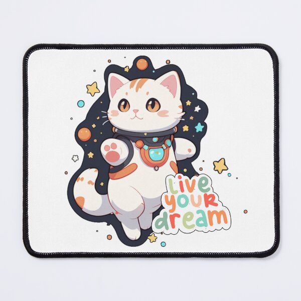 Item preview, Cat live your dream designed and sold by TUKITUART.