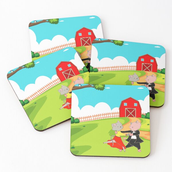 Item preview, This montage of cats dancing in the field is beautiful designed and sold by glauco54.