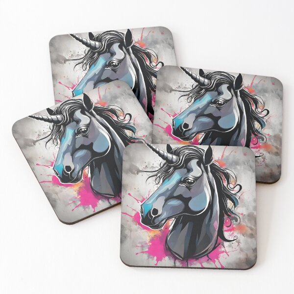 Item preview, Black Unicorn designed and sold by BakaDoodles.