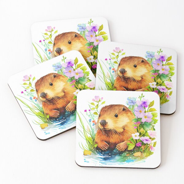 Item preview, Watercolor Beaver designed and sold by TheAnimalZ00.