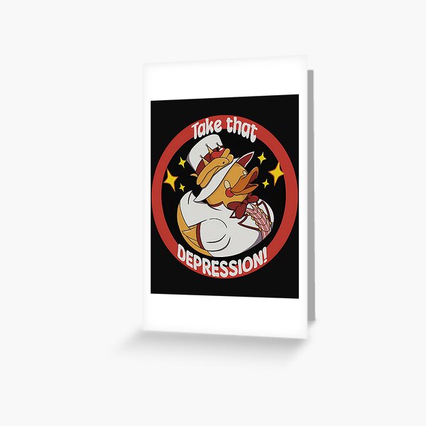 Item preview, Hazbin Hotel Take That Depression designed and sold by MadiKoepp85.