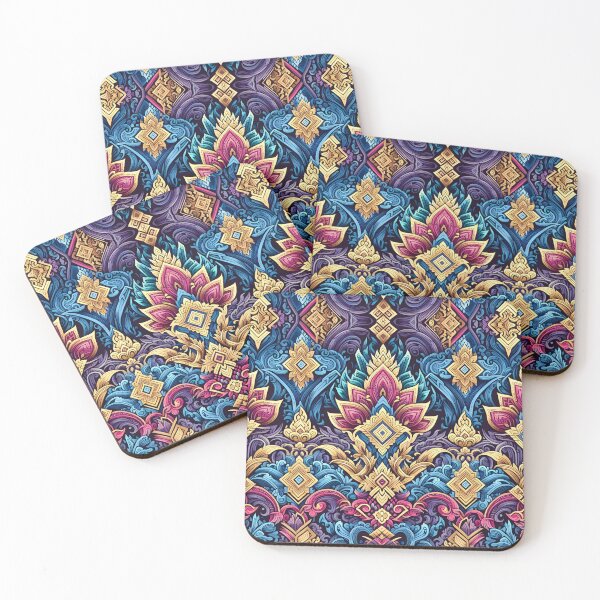 Item preview, Thai pattern paintings (6) designed and sold by fatimah-SL.