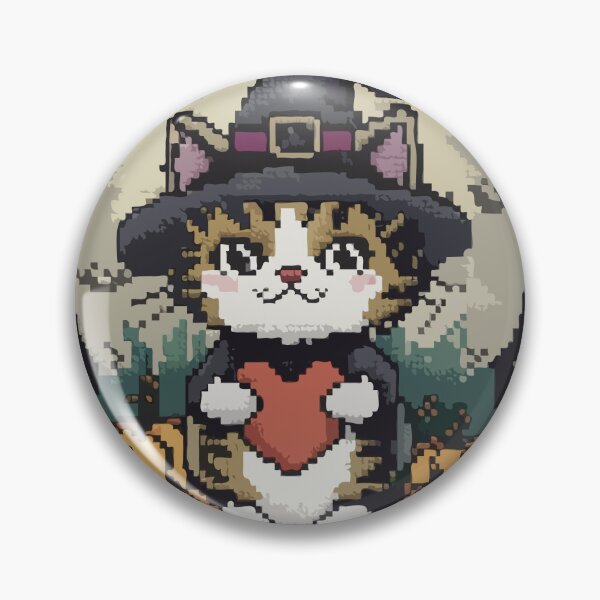 Item preview, Cross Stitch Kawaii Halloween Kitten designed and sold by LeftImpressed.