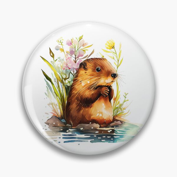 Item preview, Watercolor Beaver designed and sold by TheAnimalZ00.