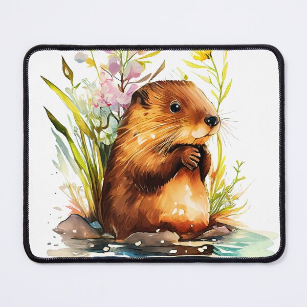 Item preview, Watercolor Beaver designed and sold by TheAnimalZ00.