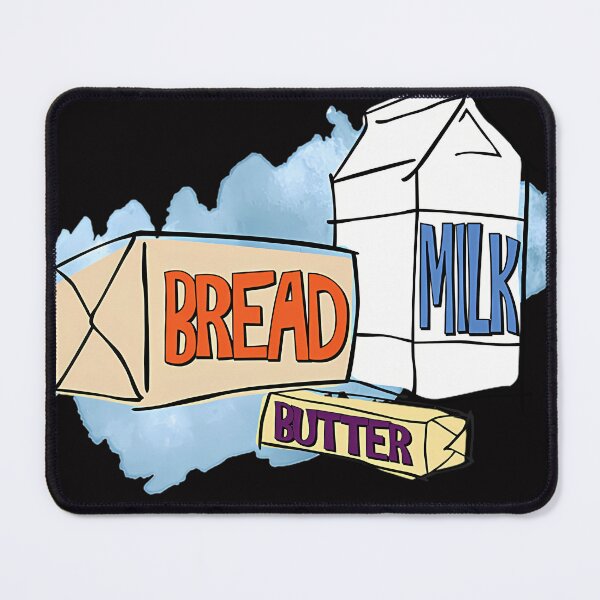 Item preview, Loaf of Bread, Container of Milk, Stick of Butter  designed and sold by JONZOLA.