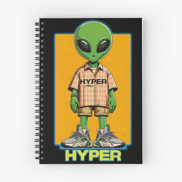 Item preview, Alien T-shirt Hyper streetwear designed and sold by PrintyArts.