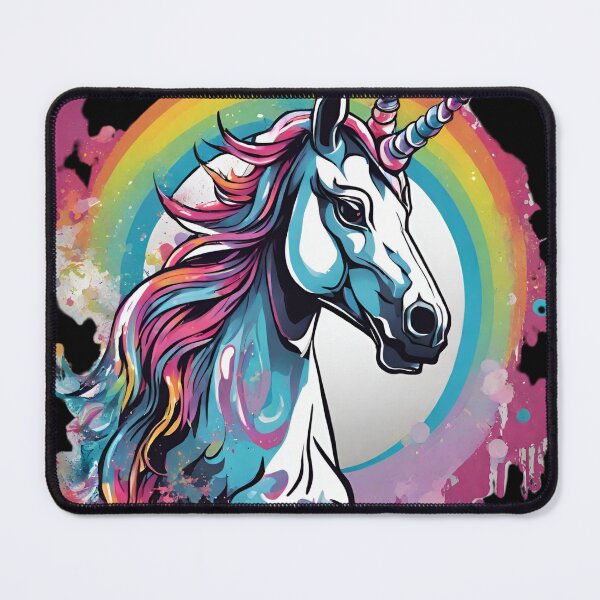 Item preview, Rainbow Splash Unicorn designed and sold by BakaDoodles.