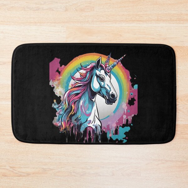 Item preview, Rainbow Splash Unicorn designed and sold by BakaDoodles.