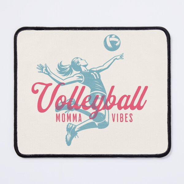 Item preview, Volleyball Gift, Volleyball Momma Vibes Retro script design designed and sold by 804 Volleyball Swag Volleyball Merch for players and fans.