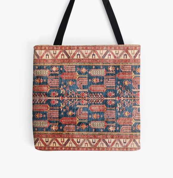 Laptop Case Ethnic Pattern African Design Mother's Day Gift For Personalized Turkish Rug Carpet Kilim Tote Bag With Genuine Leather Strap