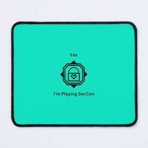 Item preview, Yes Im Playing SecCon (Teal) designed and sold by Slowbromigo.