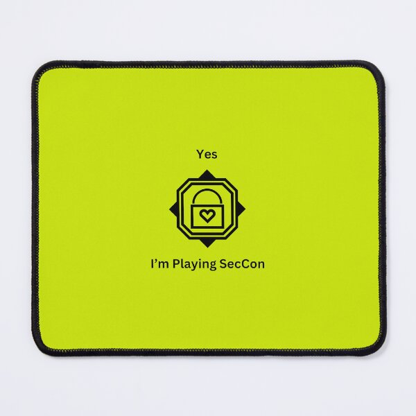 Item preview, Yes Im Playing SecCon (Yellow) designed and sold by Slowbromigo.