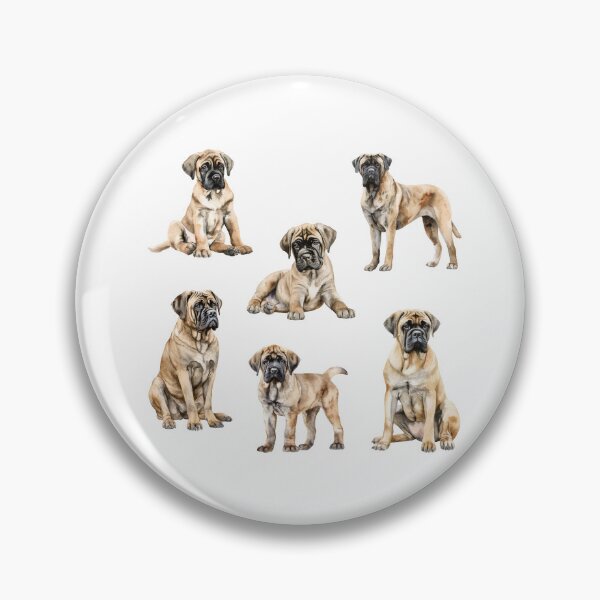 Item preview, Watercolor English Mastiff Dogs designed and sold by TheAnimalZ00.