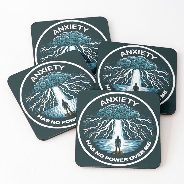 Item preview, anxiety has no power over me mental health daily designed and sold by digilabs.