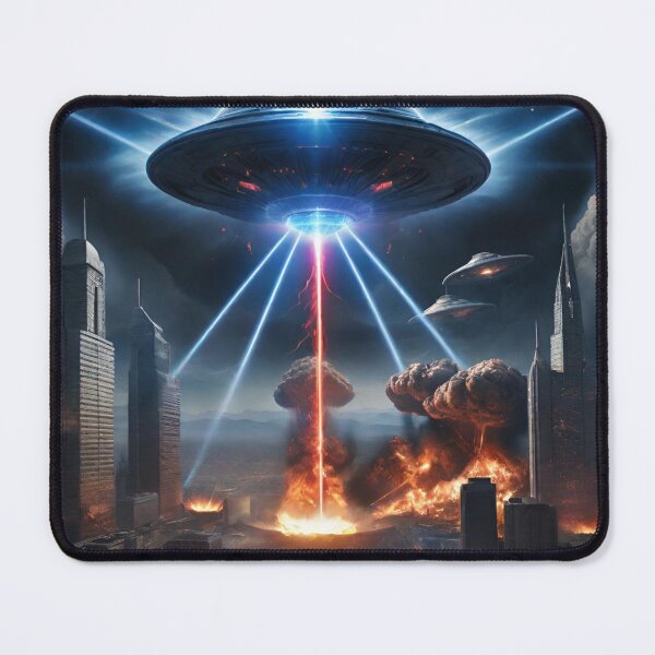Item preview, Alien Attack designed and sold by GrumpyMrGrouper.