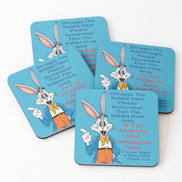 Item preview, Copy of Shruggs The Rabbit: The Rabbit Hole Zone (No Background) designed and sold by Hall-O-Gram.