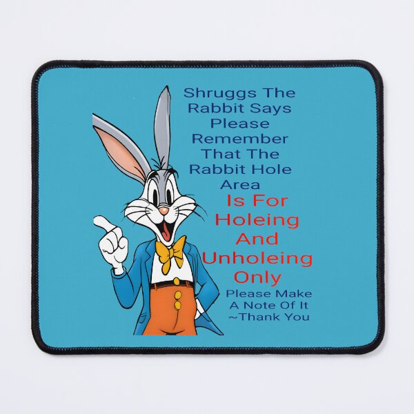 Item preview, Copy of Shruggs The Rabbit: The Rabbit Hole Zone (No Background) designed and sold by Hall-O-Gram.