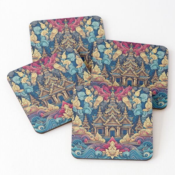 Item preview, Thai pattern paintings (8) designed and sold by fatimah-SL.