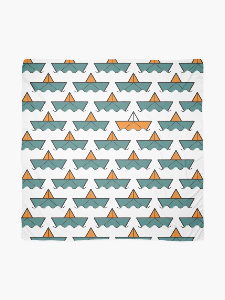 Alternate view of The Yellow Boat Scarf