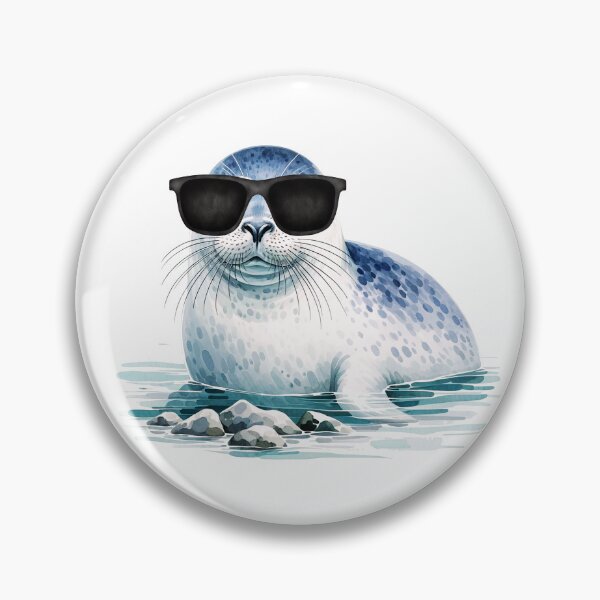 Item preview, Harbor Seal Wearing Sunglasses designed and sold by TheAnimalZ00.