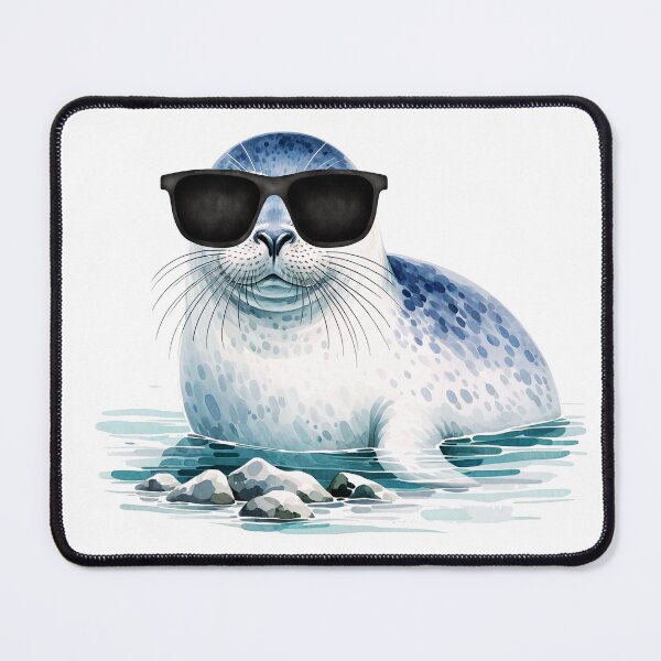 Item preview, Harbor Seal Wearing Sunglasses designed and sold by TheAnimalZ00.