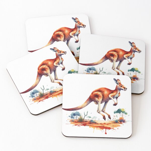 Item preview, Watercolor Kangaroo designed and sold by TheAnimalZ00.