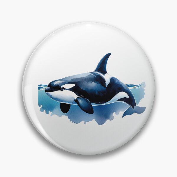 Item preview, Watercolor Orca Whale designed and sold by TheAnimalZ00.