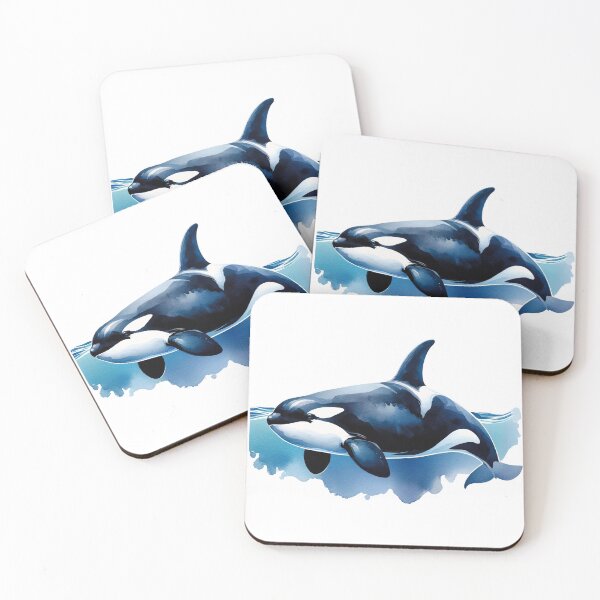Artikelvorschau, Aquarell-Orca-Wal entworfen und verkauft von TheAnimalZ00.