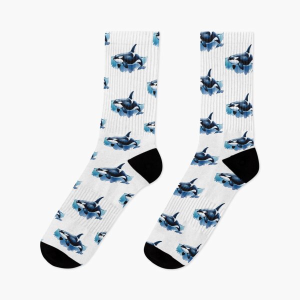 Item preview, Watercolor Orca Whale designed and sold by TheAnimalZ00.