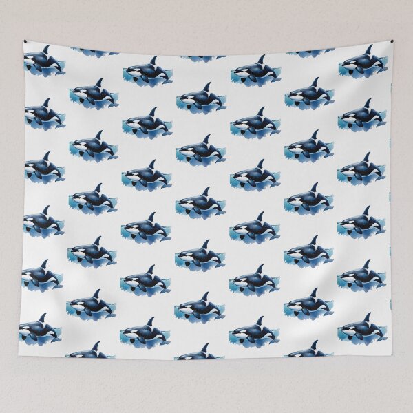 Item preview, Watercolor Orca Whale designed and sold by TheAnimalZ00.