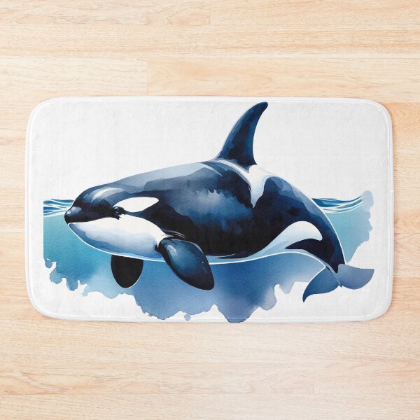 Item preview, Watercolor Orca Whale designed and sold by TheAnimalZ00.