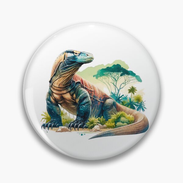 Item preview, Watercolor Komodo Dragon designed and sold by TheAnimalZ00.