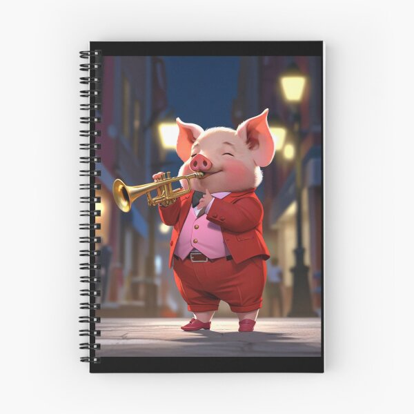 Item preview, Plump trumpeter pig designed and sold by Artbellachi.