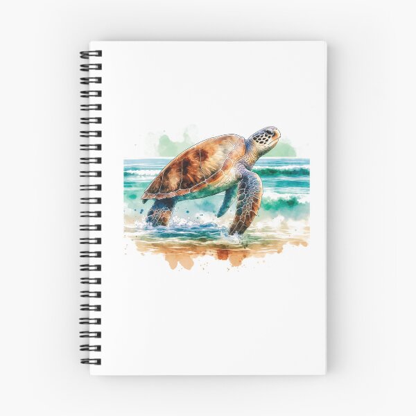 Item preview, Watercolor Loggerhead Sea Turtle designed and sold by TheAnimalZ00.