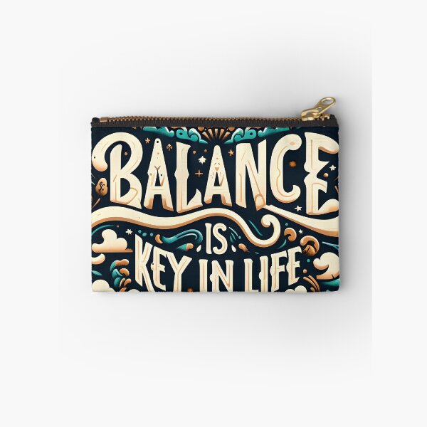 Item preview, Balance is key in life, typography designed and sold by maxmaj.